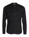 Daniele Alessandrini Homme Man Shirt Black Size 15 ¾ Cotton, Elastane