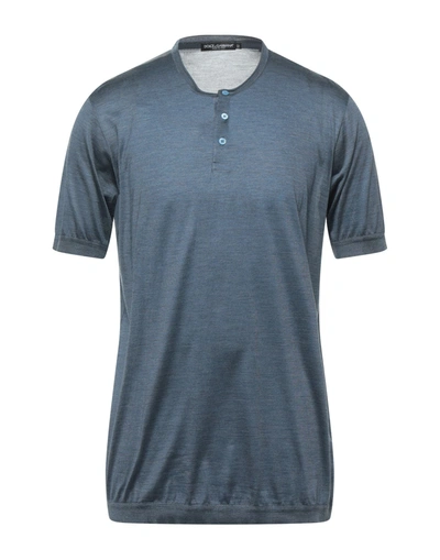 Dolce & Gabbana T-shirts In Slate Blue