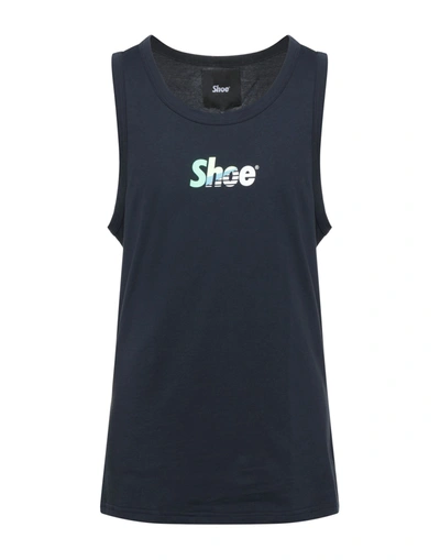 Shoe® Tank Tops In Dark Blue