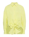 Msgm Shirts In Light Yellow