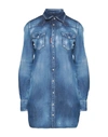 Dsquared2 Denim Shirts In Blue