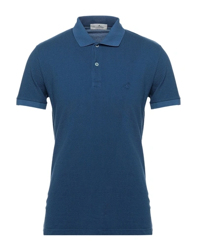 Brooksfield Polo Shirts In Blue