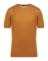 Tagliatore Sweaters In Ocher