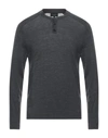 Emporio Armani Sweaters In Grey