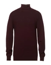 Jeordie's Turtlenecks In Maroon