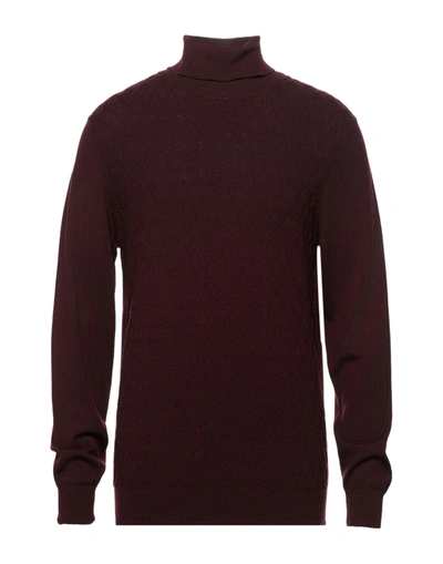 Jeordie's Turtlenecks In Maroon