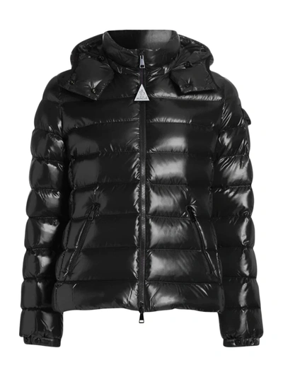 Moncler Bady Hooded Puffer Jacket In Black