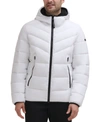 Calvin Klein Men's Sherpa Lined Infinite Stretch Soft Shell Jacket In White