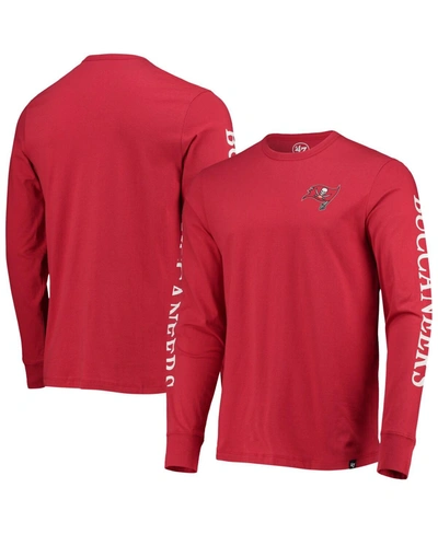47 Brand Men's Red Tampa Bay Buccaneers Franklin Long Sleeve T-shirt