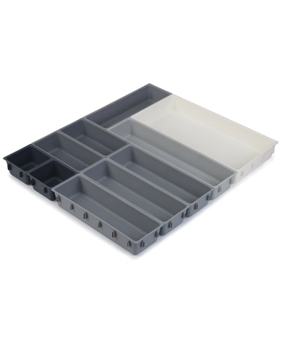 Joseph Joseph Blox 10-pc. Modular Drawer Organizer In Grey