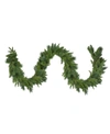 NORTHLIGHT MIXED ROSEMARY EMERALD ANGEL PINE ARTIFICIAL CHRISTMAS GARLAND-UNLIT