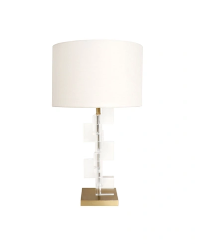Pasargad Home Spire Collection In Modern Style Table Lamp In Clear