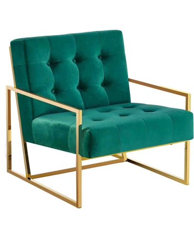 Best Master Furniture Beethoven Accent Chair In Green