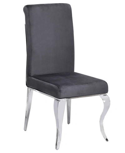 Best Master Furniture Tristan Modern Dining Chair, Set Of 2 In Gray