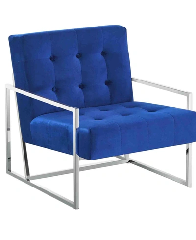 Best Master Furniture Beethoven Accent Chair In Blue