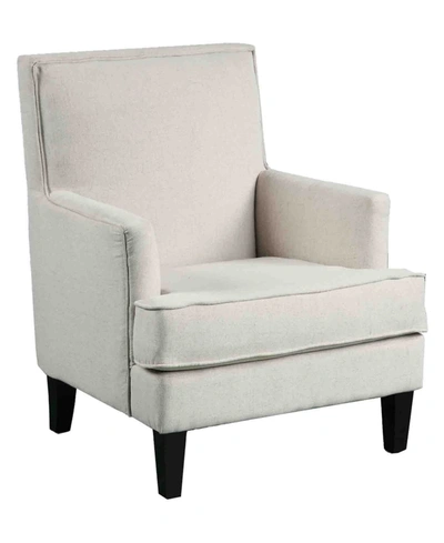 Best Master Furniture Saladin Arm Chair In Beige