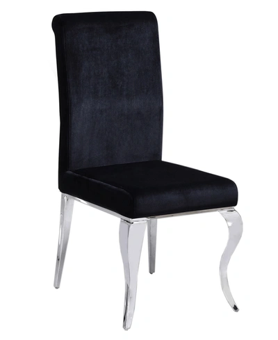Best Master Furniture Tristan Modern Dining Chair, Set Of 2 In Black