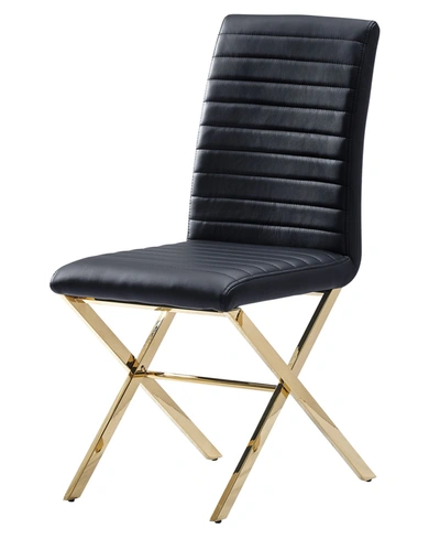 Best Master Furniture Timber Modern Dining Chair, Set Of 2 In Black
