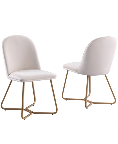 Best Master Furniture Sunland Upholstered Side Chairs, 2 Piece In Beige