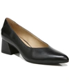 Naturalizer Malynn Womens Leather Pointed Toe Pumps In Black Leather