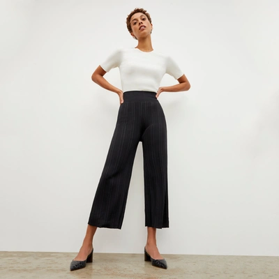 M.m.lafleur The Marijane Pant - Textured Knit In Black