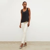 M.m.lafleur The Vicky Tank - Washable Silk In Black