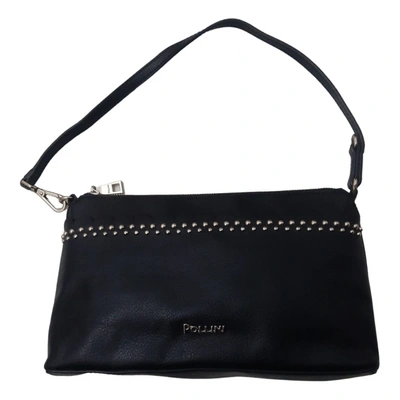 Pre-owned Pollini Leather Mini Bag In Black
