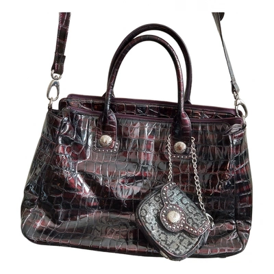 Pre-owned Roccobarocco Handbag In Purple