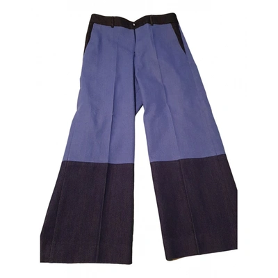 Pre-owned Pt01 Large Pants In Blue
