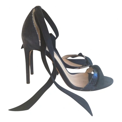 Pre-owned Alexandre Birman Leather Sandals In Blue