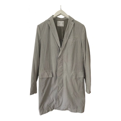 Pre-owned Sacai Trenchcoat In Grey
