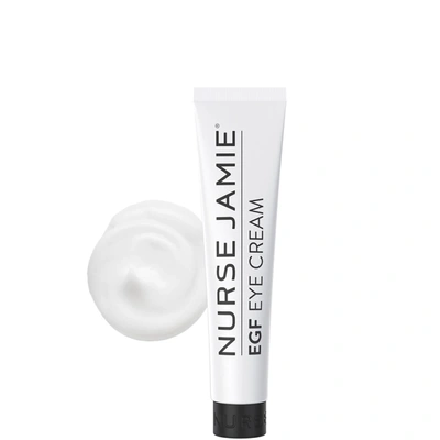 Nurse Jamie Egf Eye Cream 0.5 Fl. oz In Silver/ Black/ White