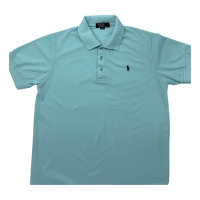 Pre-owned Polo Ralph Lauren Polo Shirt In Turquoise
