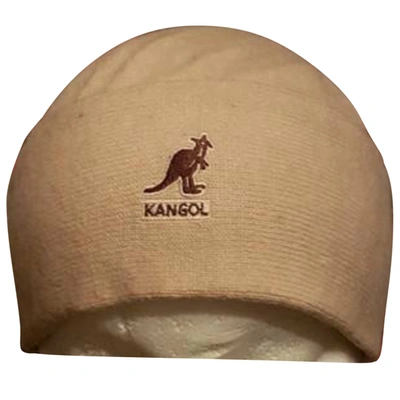 Pre-owned Kangol Wool Hat In Beige