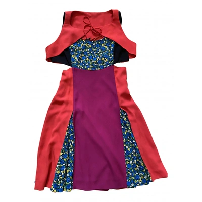Pre-owned Versus Mini Dress In Multicolour