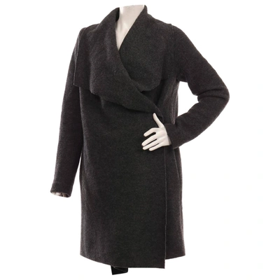 Pre-owned Iq+ Berlin Wool Coat In Grey