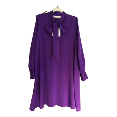 Pre-owned Shirtaporter Mid-length Dress In Purple