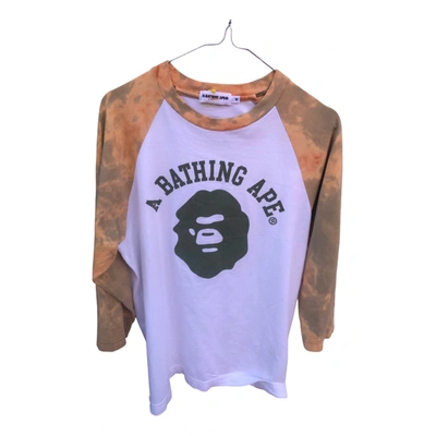Pre-owned A Bathing Ape T-shirt In Multicolour
