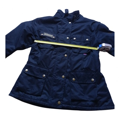 Pre-owned Belstaff Cardi Coat In Blue