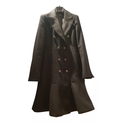 Pre-owned Enrico Coveri Coat In Black