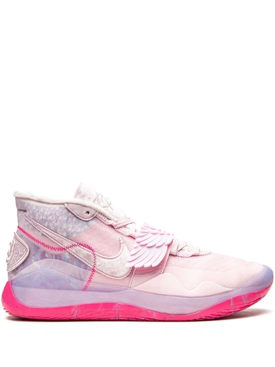 Nike Kd 12 "aunt Pearl" Sneakers In Rosa