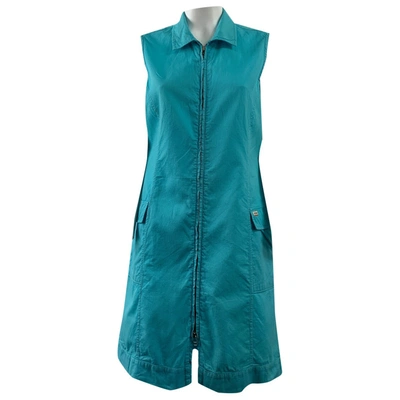 Pre-owned Colmar Dress In Turquoise