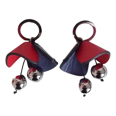 Pre-owned Marni Leather Earrings In Multicolour