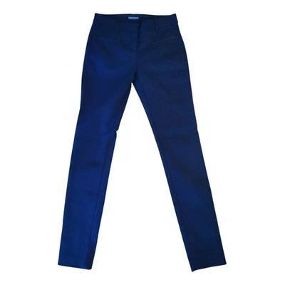 Pre-owned Tommy Hilfiger Slim Pants In Blue