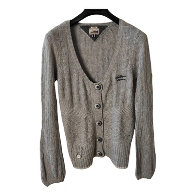 Pre-owned Tommy Hilfiger Cardigan In Grey