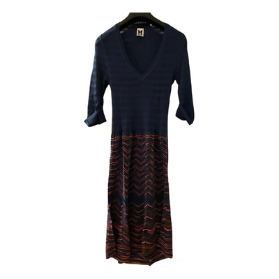 Pre-owned M Missoni Dress In Blue