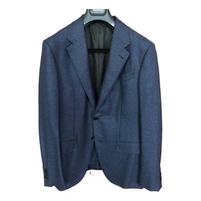 Pre-owned Ermenegildo Zegna Cashmere Jacket In Blue