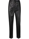 Incotex Coated Finish Trousers Featuring Pockets In Schwarz