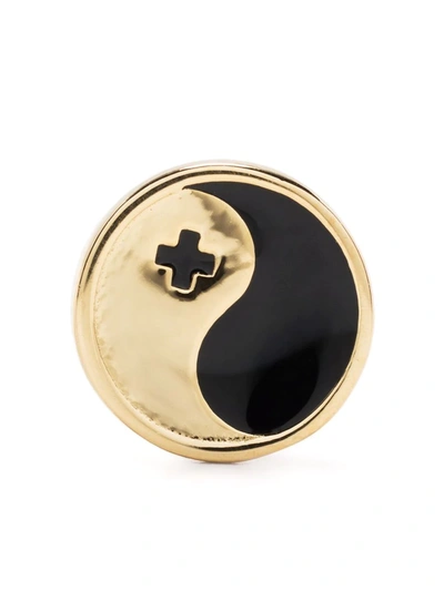 Maria Black Pop Retox Coin In Gold