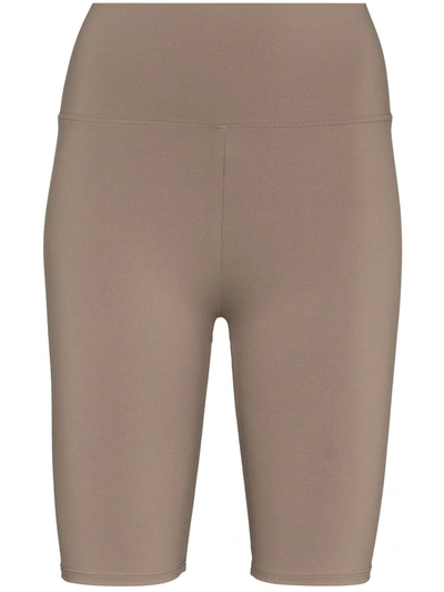 Norba High Waist Cycling Shorts In Neutrals